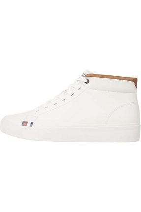 کفش اسنیکر سفید مردانه چرم اصل Tommy Hilfiger - کد 875967598