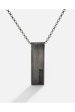 گردنبند نقره مشکی مردانه 925 عیار MEKS JEWELS - کد 875958835