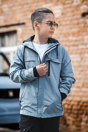 بادگیر و بارانی سبز بچه گانه مخلوط پلی استر Zaziko Kids - کد 825253177