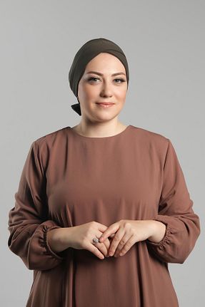 کلاه شنای حجاب خاکی زنانه HÜRREM BONE - کد 875966150