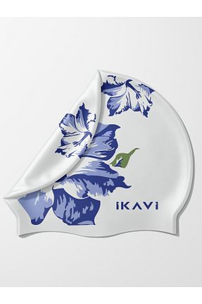 کلاه شنا سفید زنانه İKAVİ - کد 876013348