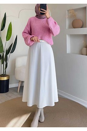 دامن حجاب سفید زنانه رگولار CNG MODA - کد 875988142