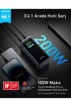 پاور بانک مشکی 20000 ve üzeri Anker - کد 838465840