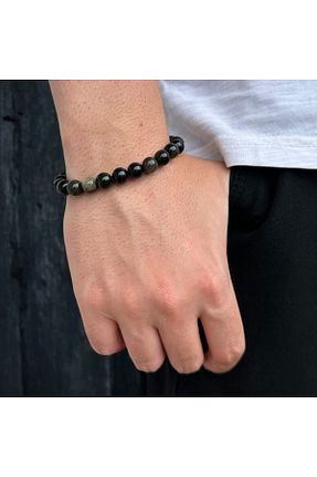 دستبند جواهر رنگی مردانه سنگ طبیعی Bonicce - کد 870830825