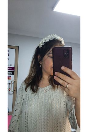 تاج نارنجی زنانه gelin - کد 808401252