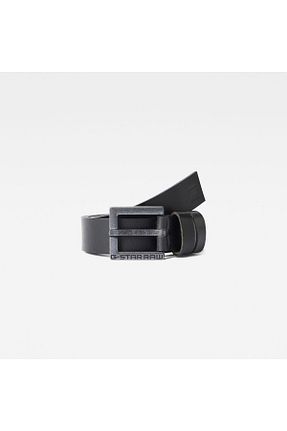 کمربند مشکی مردانه چرم خالص G-STAR RAW - کد 764109351
