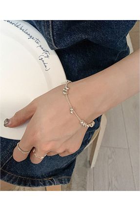 دستبند نقره سفید زنانه 925 عیار azo jewellery - کد 876210434