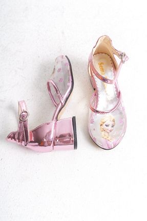 کفش مجلسی صورتی بچه گانه چرم مصنوعی FİNLANDiYA SHOES - کد 876279258