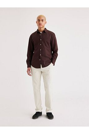 شلوار سفید مردانه پنبه ای Dockers - کد 869927799