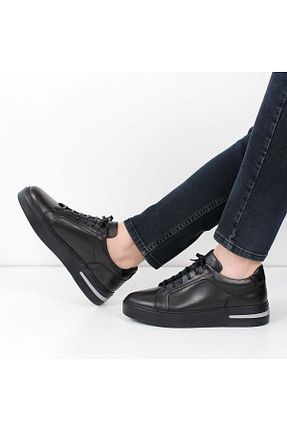 کفش اسنیکر مشکی مردانه چرم اصل Celal Gültekin - کد 876275430