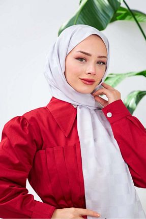 شال طوسی زنانه پنبه ای Themizel - کد 876273387