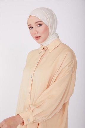 پیراهن حجاب طوسی زنانه رگولار Armine - کد 790578228