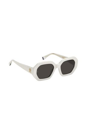عینک آفتابی سفید زنانه UV400 Tommy Hilfiger - کد 876305347