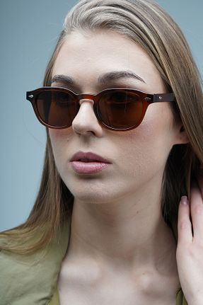 عینک آفتابی قهوه ای زنانه پلاریزه LOOKUP - کد 874783648