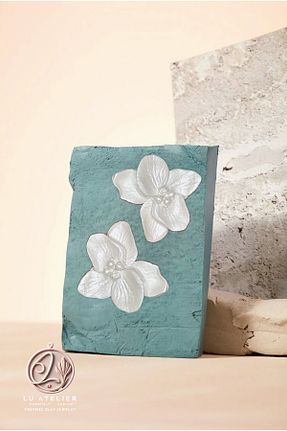 گوشواره جواهر سفید میخ Lu Atelier - کد 876365806