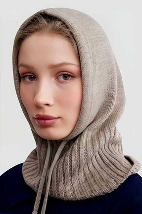 کلاه پشمی بژ زنانه پنبه ای Uniquetrenders - کد 876365829