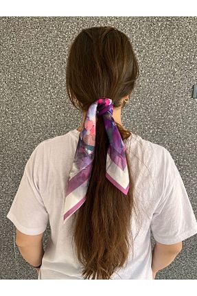 دستمال گردن رنگی زنانه پلی استر Tarzını Seç - کد 876380443