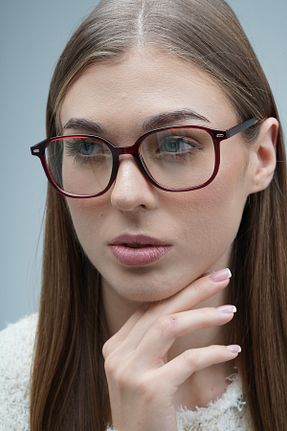 عینک محافظ نور آبی قهوه ای زنانه شیشه LOOKUP - کد 874610835
