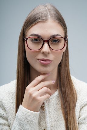 عینک محافظ نور آبی قهوه ای زنانه شیشه LOOKUP - کد 874610835