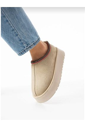 دمپائی خانگی بژ زنانه جیر MODA - کد 876627662