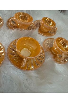 فنجان قهوه طلائی 6 نفره TURAB - کد 876527338