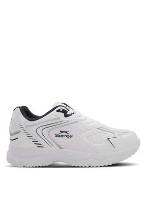 کفش اسنیکر سفید زنانه بند دار Slazenger - کد 860706312