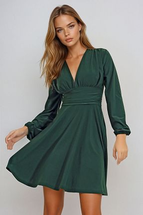 لباس سبز زنانه بافتنی VAGGON - کد 876584653