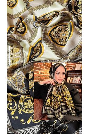 شال مشکی زنانه ابریشم BAHARİLTAS - کد 876583970