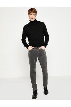 شلوار طوسی مردانه مخمل U.S. Polo Assn. - کد 876607432