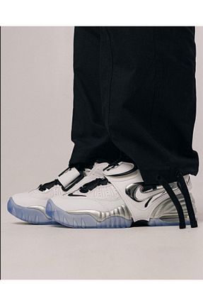 کفش بسکتبال سفید زنانه چرم اصل Nike - کد 876790411