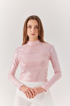 بادی صورتی زنانه یقه نیم ماهیگیر Vatye - کد 876653324