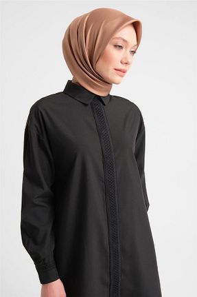 تونیک حجاب مشکی زنانه پلی استر Armine - کد 871255774