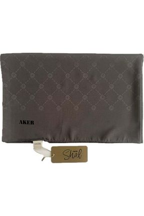 شال طوسی زنانه پلی استر Aker - کد 876679804