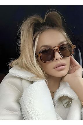 عینک آفتابی قهوه ای زنانه UV400 REN EYEWEAR - کد 648027524