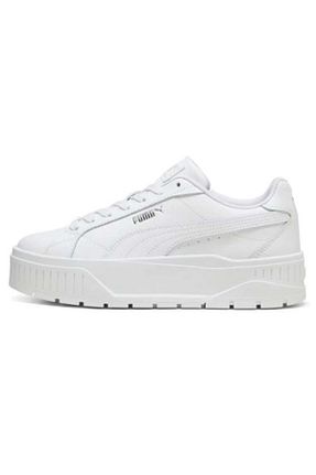 کفش اسنیکر سفید زنانه بند دار Puma - کد 876316958
