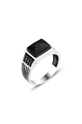 انگشتر نقره مردانه زیرکن Metay Silver - کد 876760934
