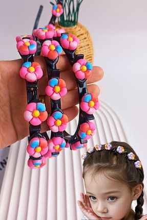 گیره سر صورتی بچه گانه سیلیکون Nisankids - کد 876804181