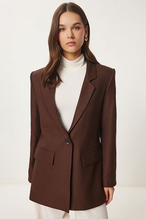 کت قهوه ای زنانه Blazer Lovelyİstanbul - کد 876770465
