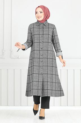 ست بالاتنه و پائین تنه طوسی زنانه بافتنی ModaMerve - کد 876790325