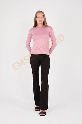 بادی صورتی زنانه پنبه ای emseytrend - کد 876820242
