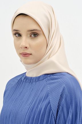 روسری بژ İpek Tivil Tuğba - کد 876828920