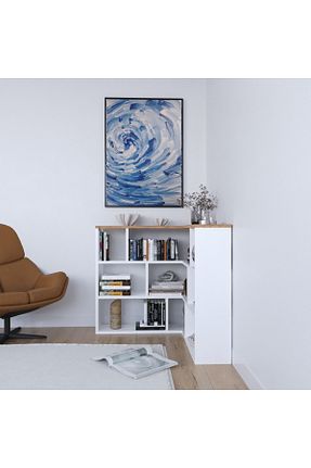 قفسه کتاب رنگی 75 سانتی متر AYMOBSAN - کد 876828001