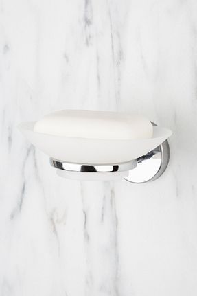 جا صابونی طوسی فلزی Aktel Banyo - کد 872546138