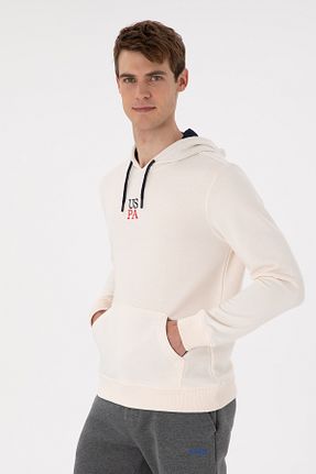 سوئیشرت بژ مردانه ساده U.S. Polo Assn. - کد 876825823