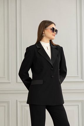 ست بالاتنه و پائین تنه مشکی زنانه بافتنی Abay - کد 876832996