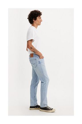 شلوار جین آبی مردانه بلند Levi