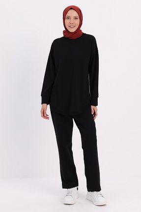 ست بالاتنه و پائین تنه حجاب مشکی بچه گانه رگولار Store - کد 876858035