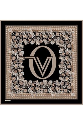 روسری مشکی 90 x 90 Valentino Orlandi - کد 876868637