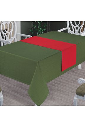 رومیزی سبز پلی استر Solinas Collection - کد 876865060