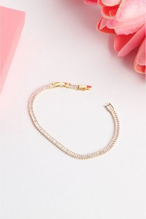 دستبند استیل (فولاد) طلائی استیل (فولاد) Neesa - کد 876861509